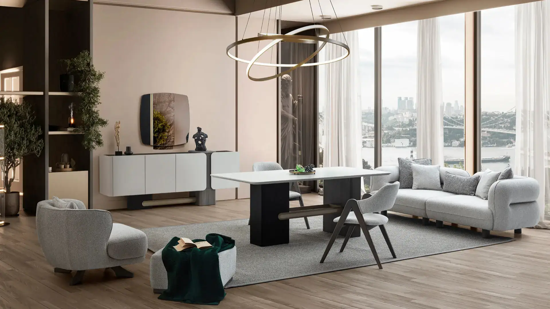 Hermes Yemek Odası Takımı